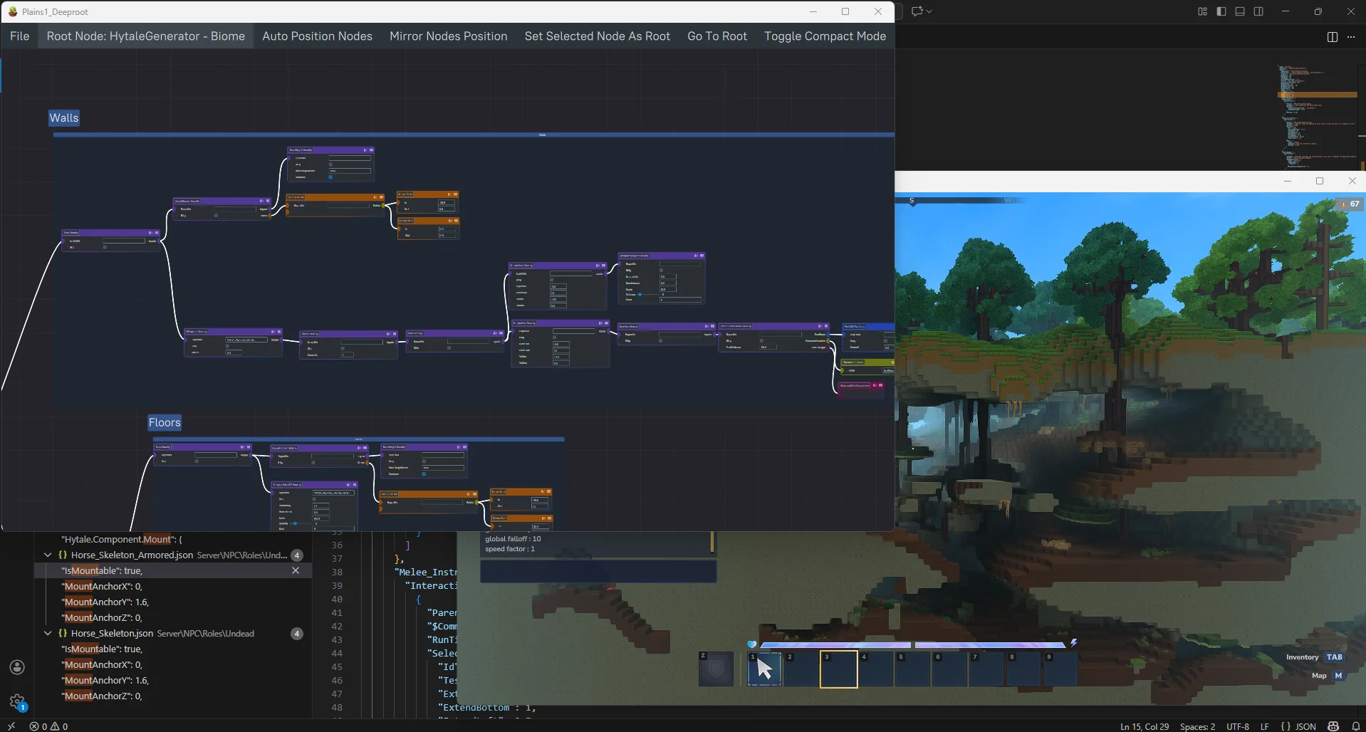 Asset Graph Editor officiel de Hytale