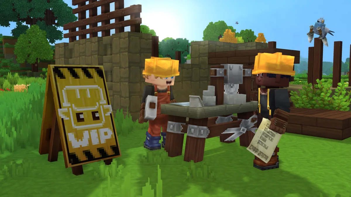 Scène officielle Hytale pour le guide manette